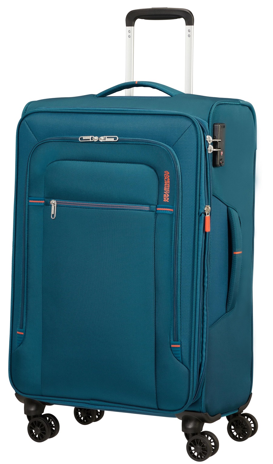 AMERICAN TOURISTER Střední kufr Crosstrack 67 cm Navy/Orange