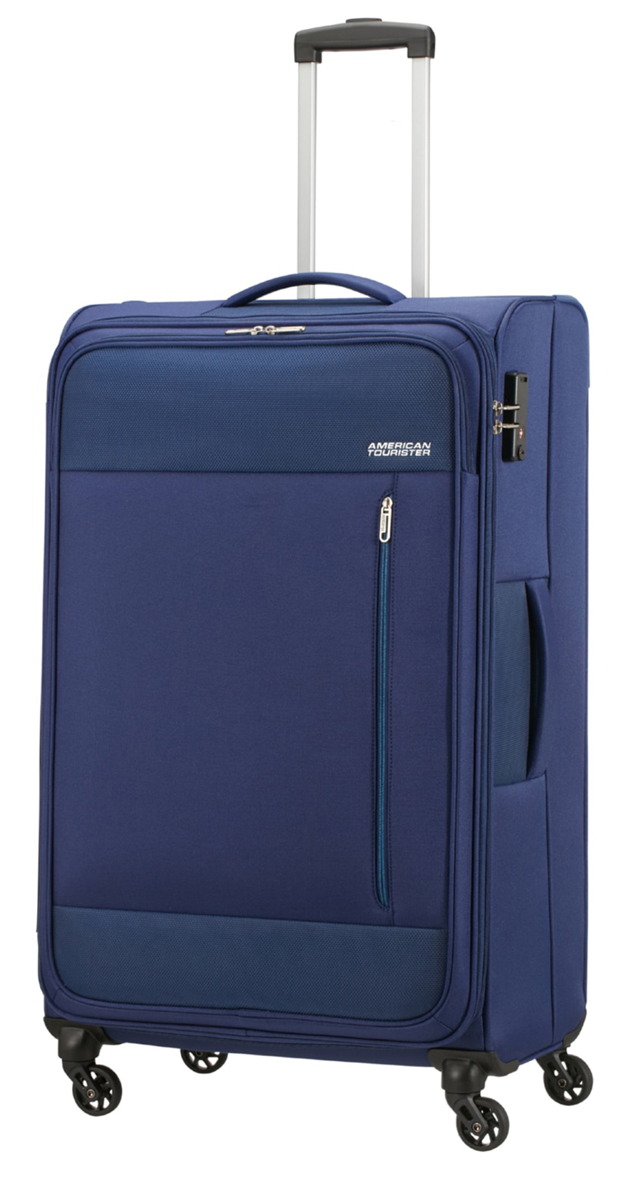 AMERICAN TOURISTER Velký kufr Heat Wave Combat Navy 80 cm