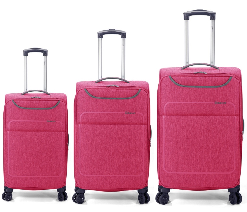 BENZI Sada kufrů BZ 5661 3-set Pink/Grey