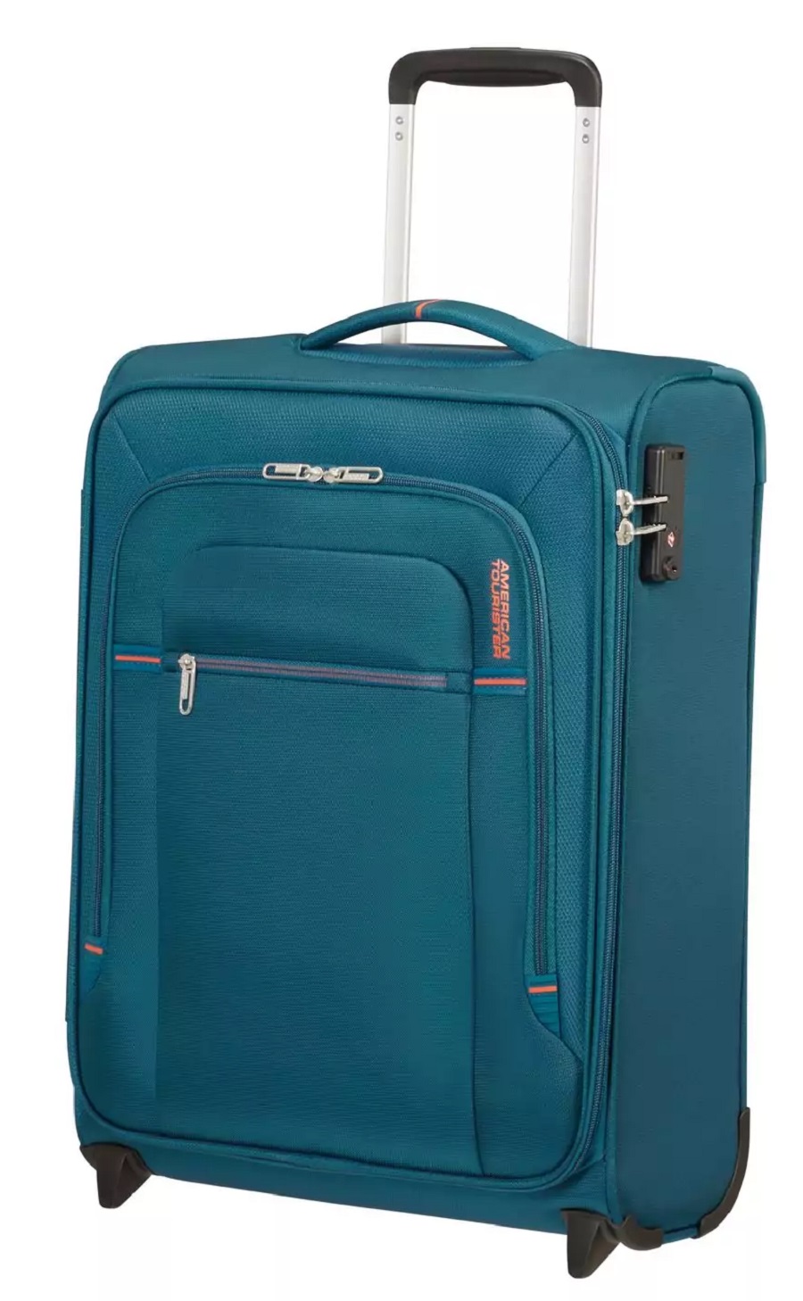 AMERICAN TOURISTER Příruční kufr Crosstrack Upright 55 cm Navy/Orange