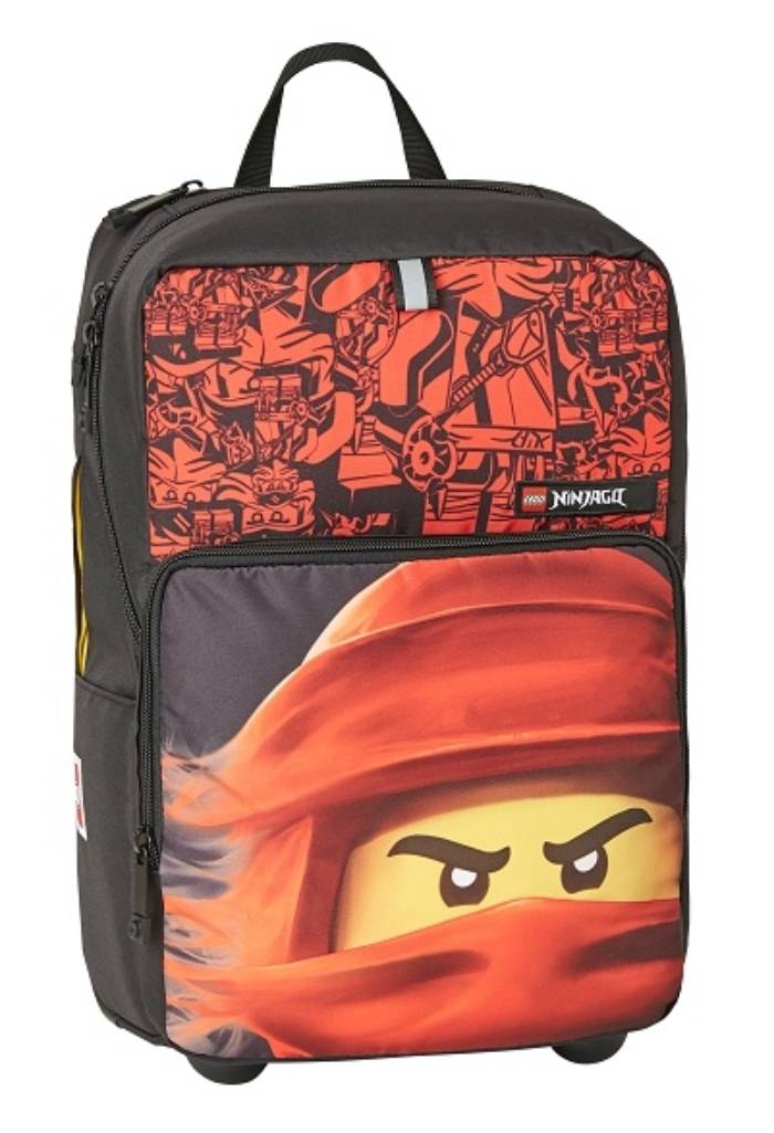 LEGO Batoh a taška s kolečky 2v1 Ninjago Red