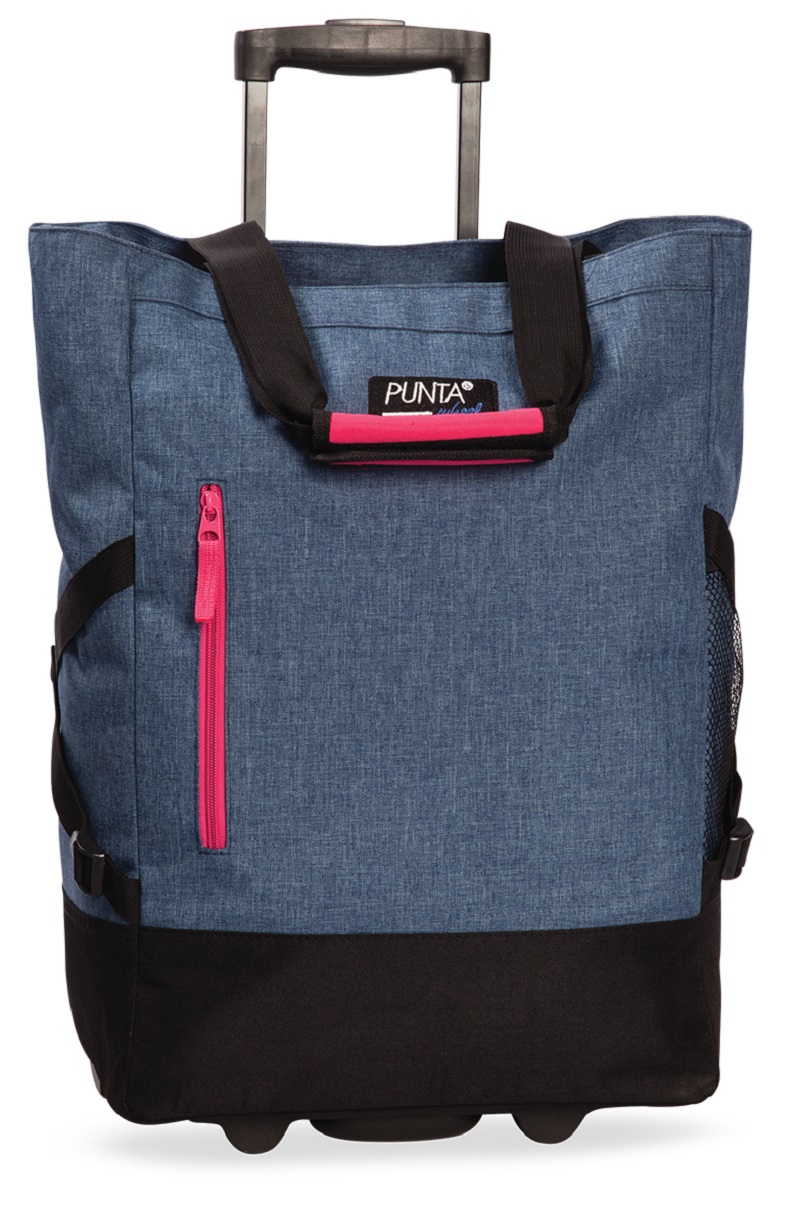 PUNTA Nákupní taška Wheel Blue/Pink