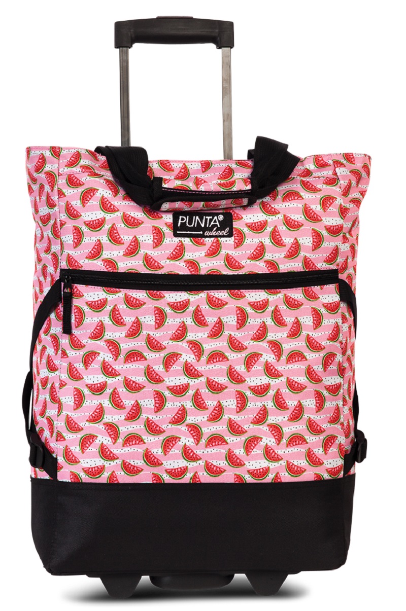 PUNTA Nákupní taška Wheel Print Melon