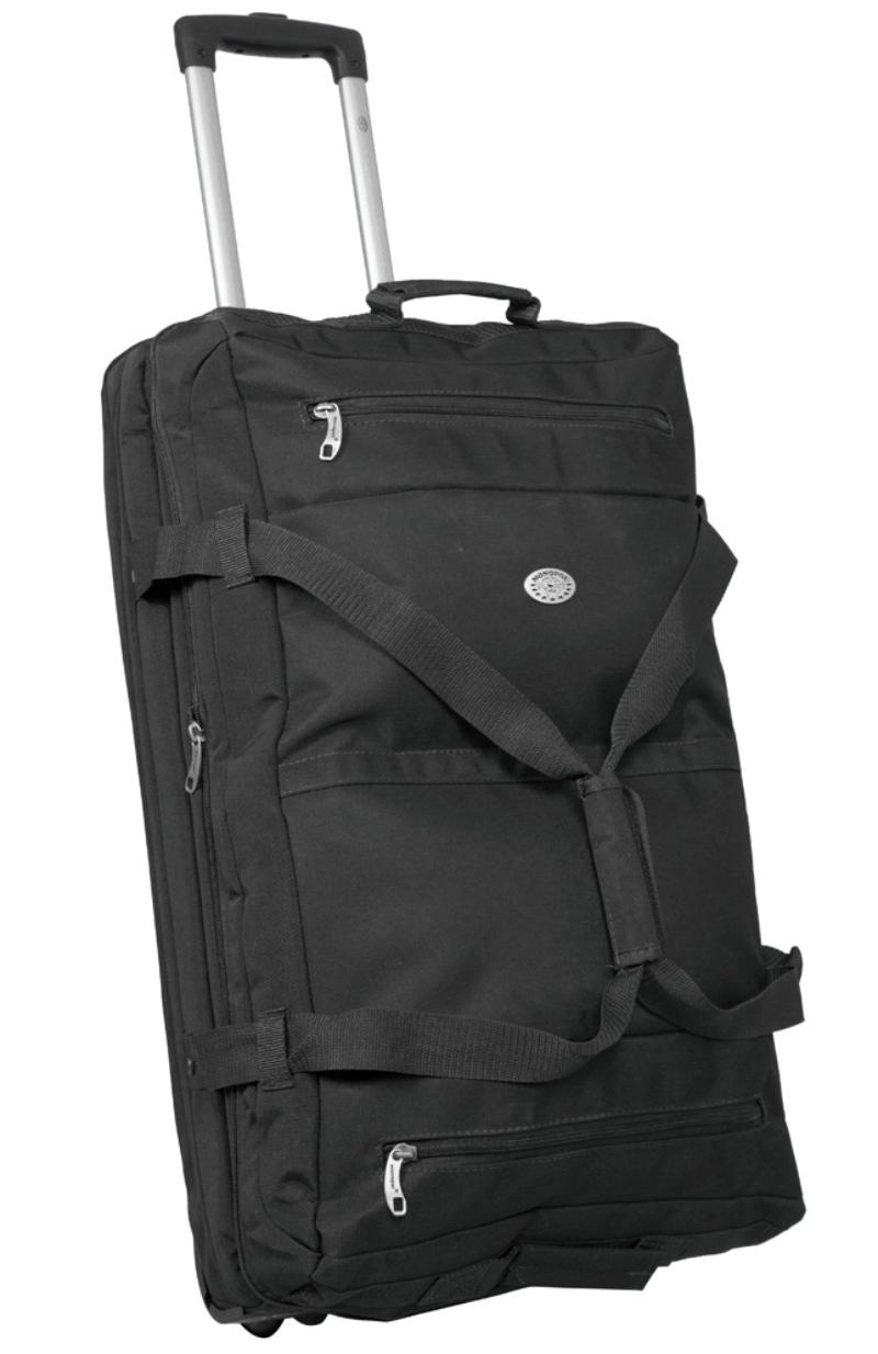 MONOPOL Střední taška s kolečky Atlanta Black