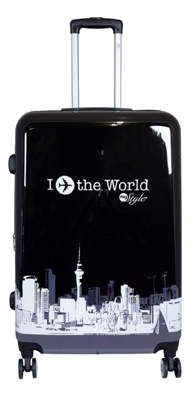 MONOPOL Velký kufr Fly The World Black