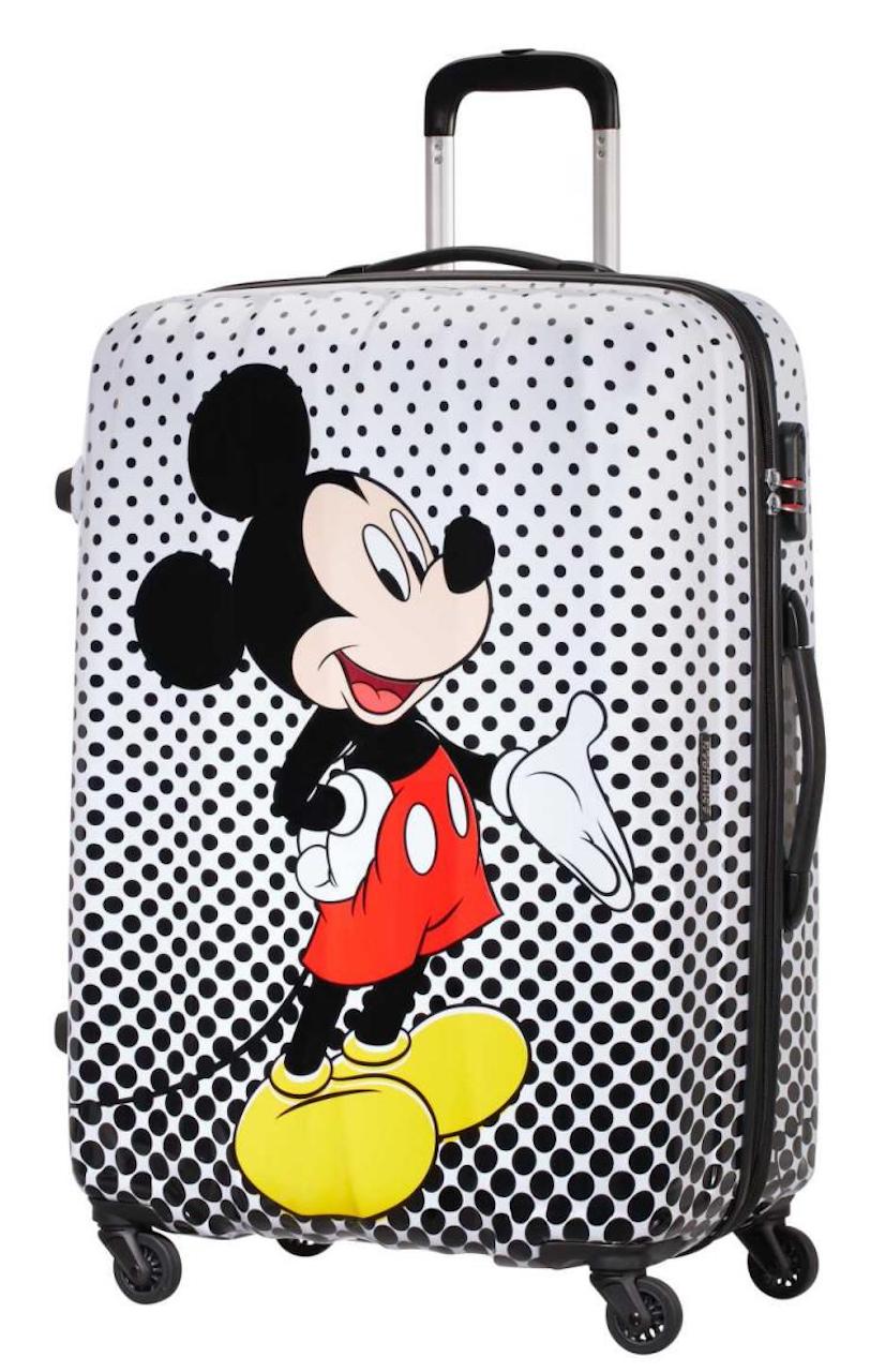 AMERICAN TOURISTER Velký kufr Disney Legends 75cm Mickey Mouse Polka Dot