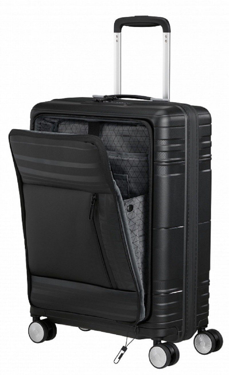 AMERICAN TOURISTER Příruční kufr Hello Cabin 55cm Coated Onyx Black