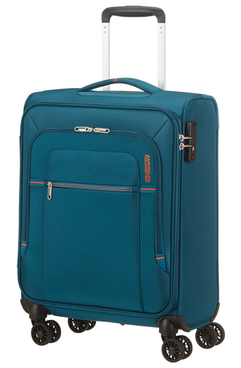 AMERICAN TOURISTER Příruční kufr Crosstrack 55cm Navy/Orange