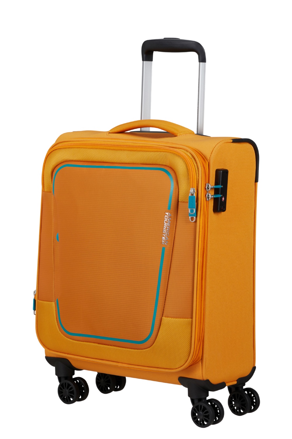 AMERICAN TOURISTER Příruční kufr Pulsonic 55cm Sunset Yellow
