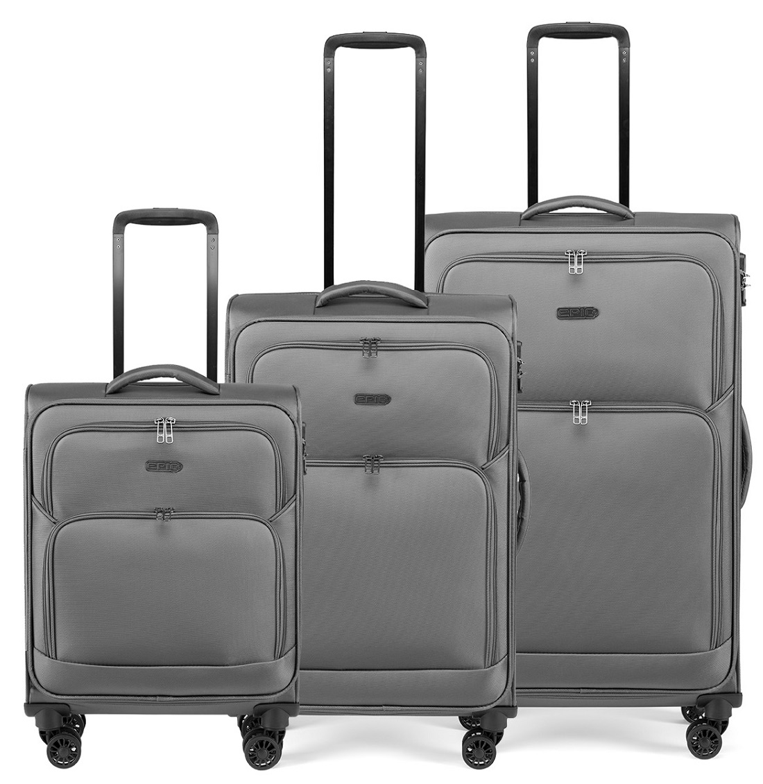 EPIC Sada kufrů Dynamo 4X4 Steel Grey 3-set