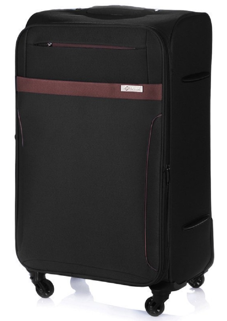 SOLIER Příruční kufr STL 1316 Black/Brown