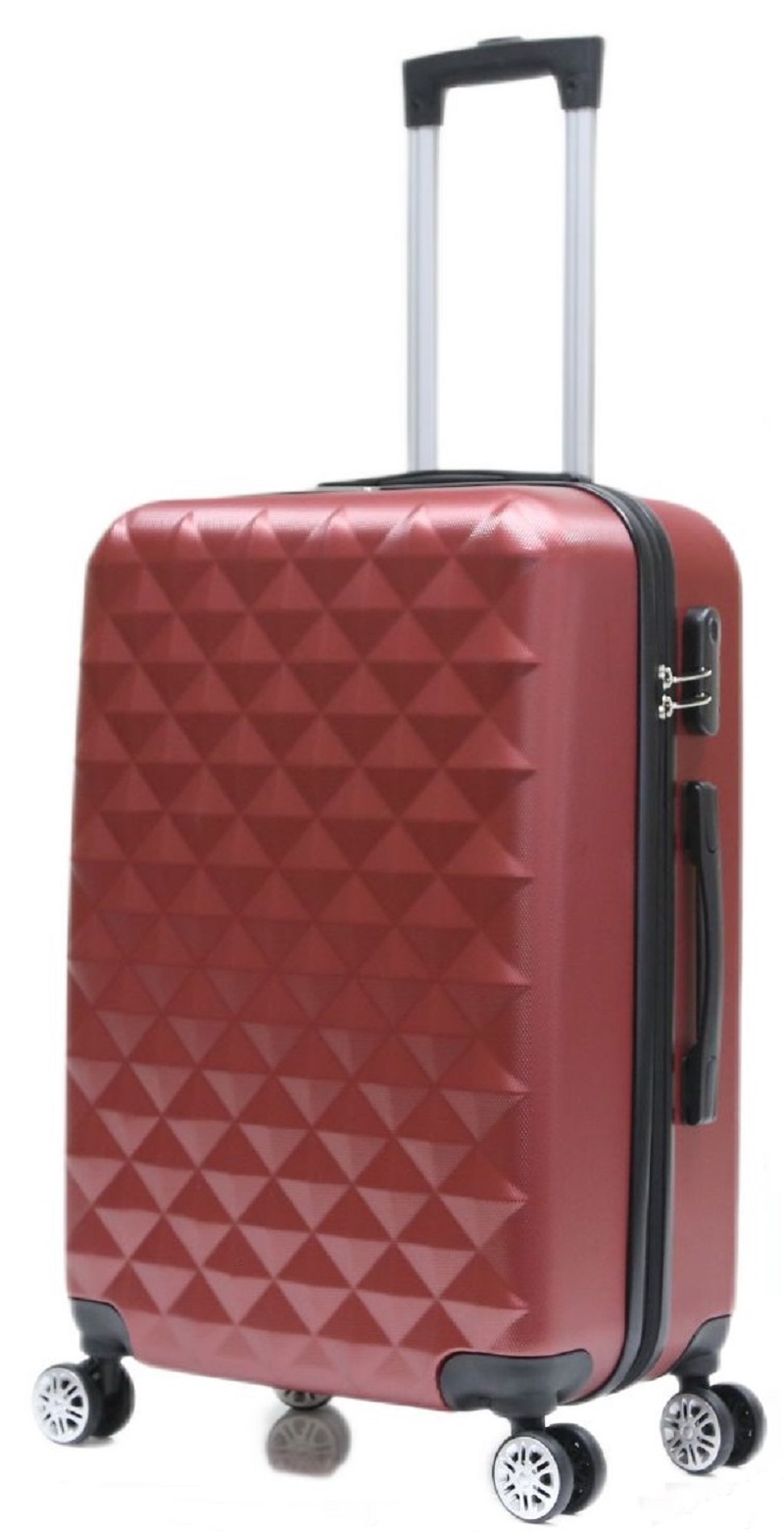 TRAVELEO Střední kufr Diamond Wine