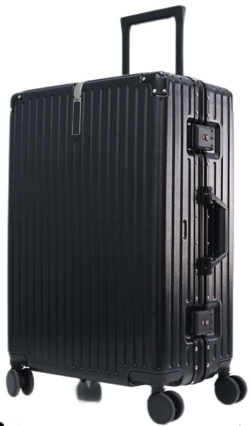 TRAVELEO Střední kufr Alumin Frame 65cm Black