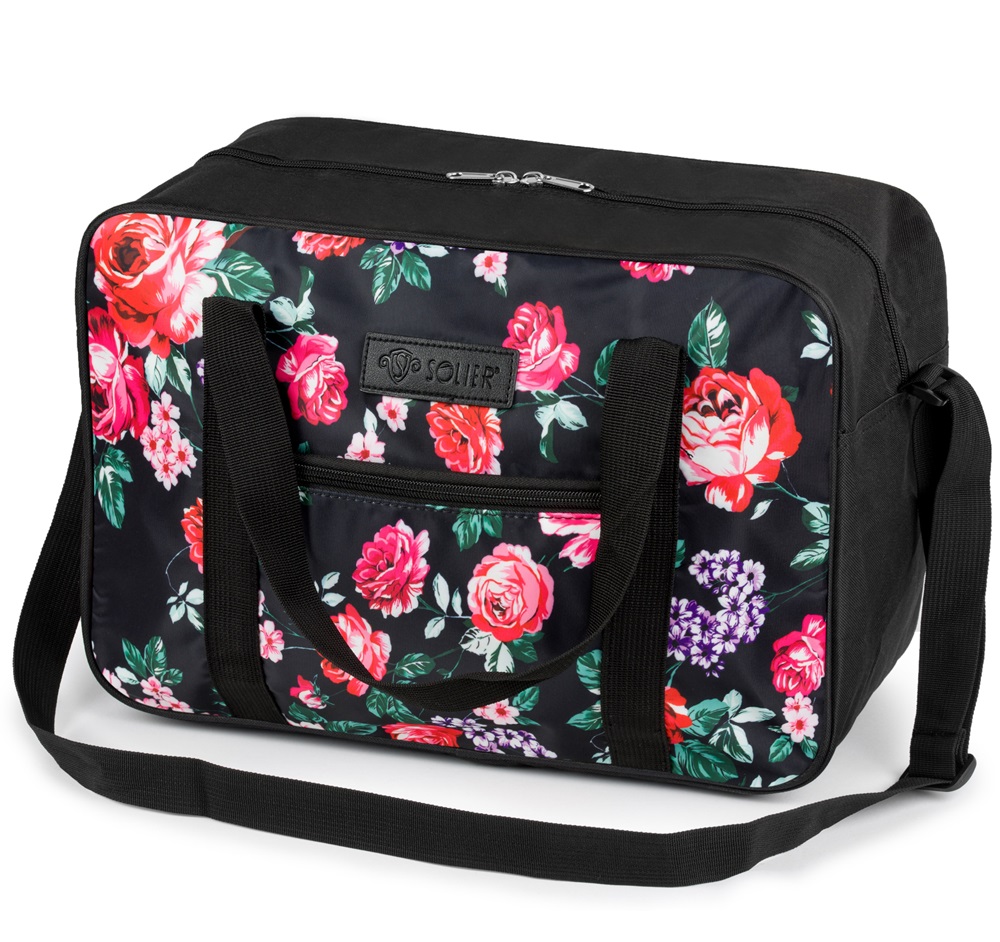 SOLIER Příruční taška Cabin 40x30x20 Flower