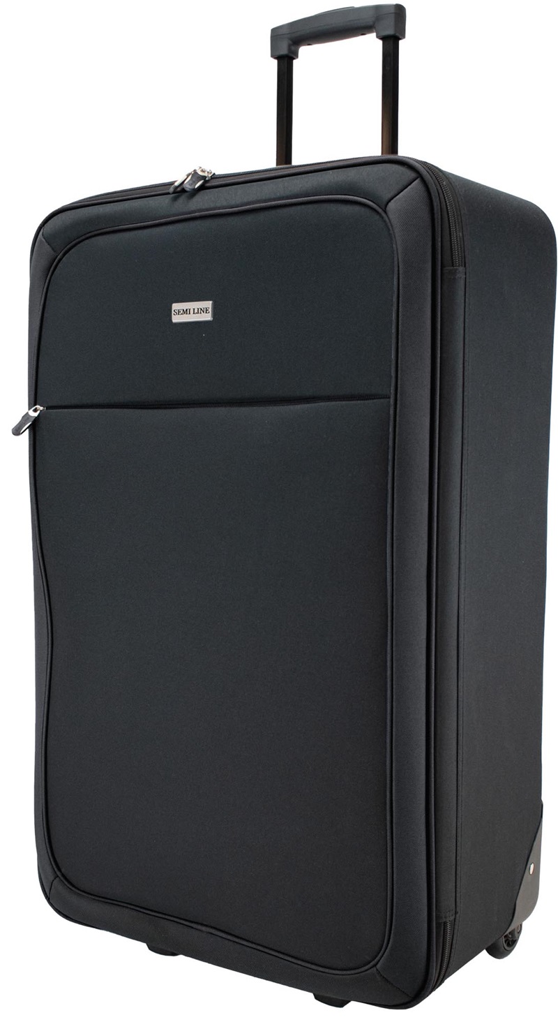 SEMI LINE Příruční kufr 54cm T5656 Black