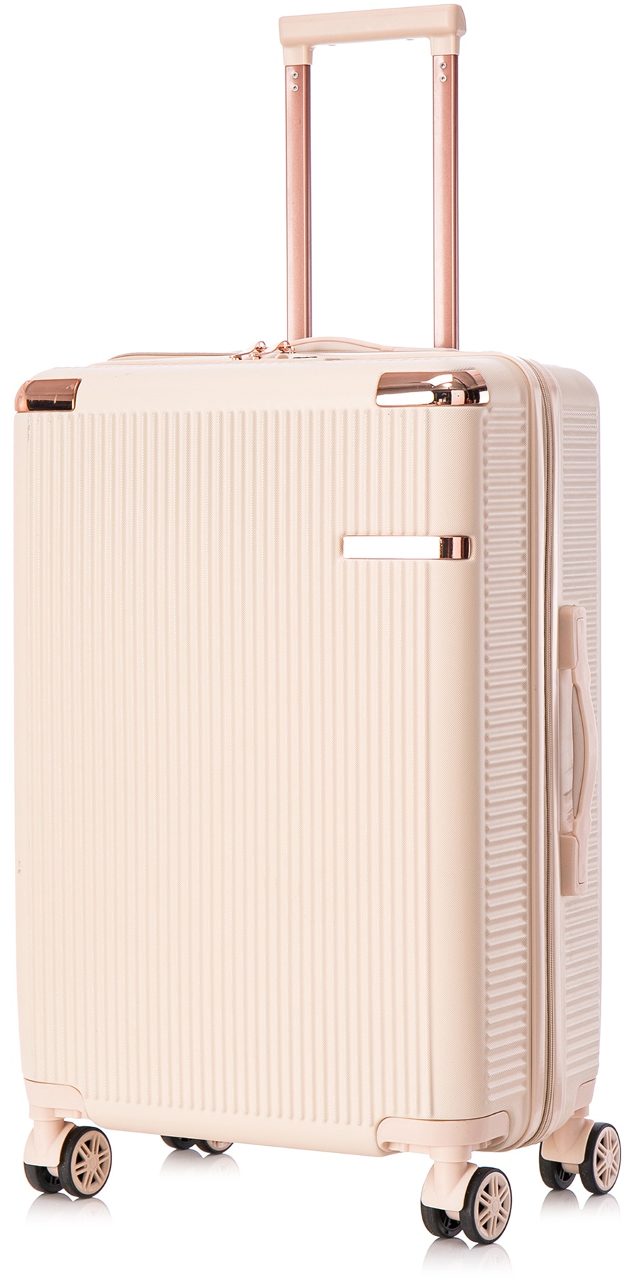 SEMI LINE Střední kufr 66cm T5665 Ecru