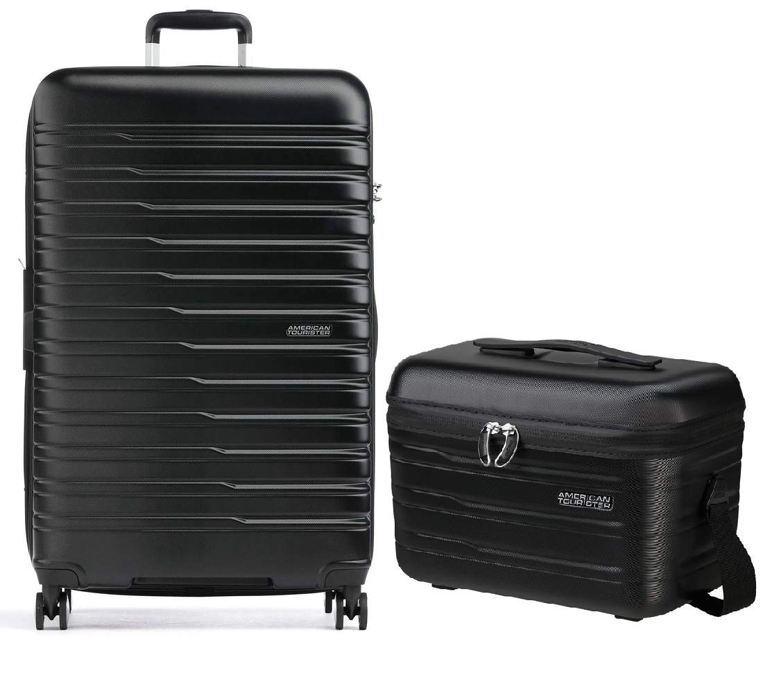 AMERICAN TOURISTER Sada Flashline Shadow Black 2-set