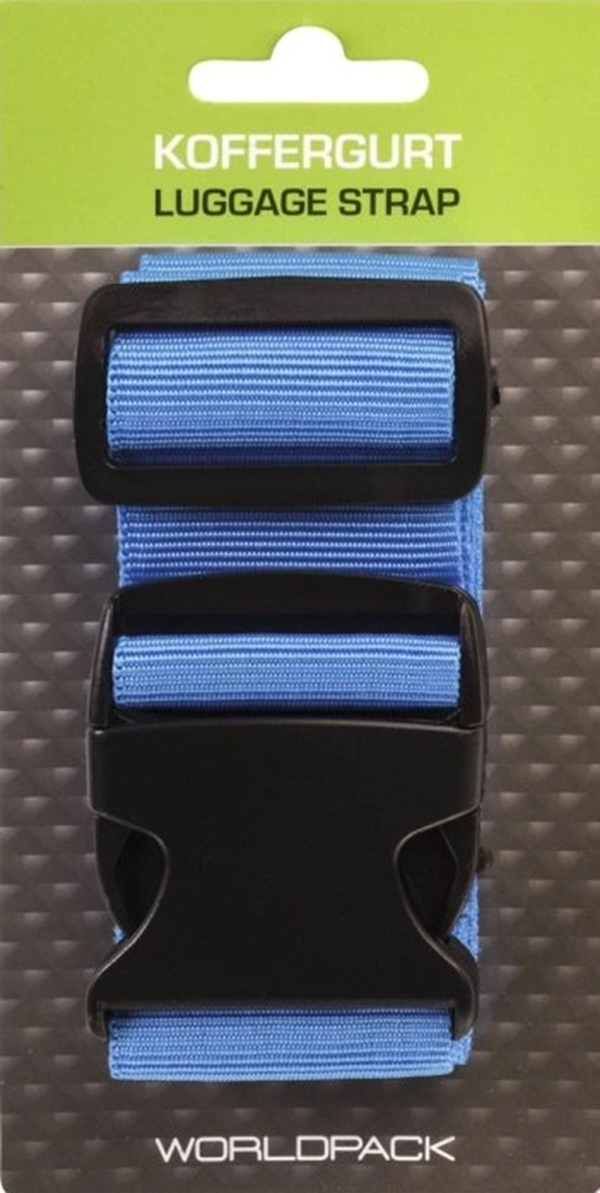 WORLDPACK Popruh na zavazadlo Basic Blue