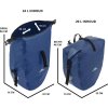 kufrland dutchmountains Taška na kolo Bicycle Bag Single Rear blue (5)