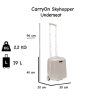 kufrland carryon skyhopper underseat champagne (2)
