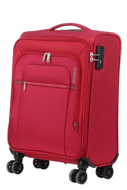 kufrland americantourister crosstrack 55cm red grey (3)