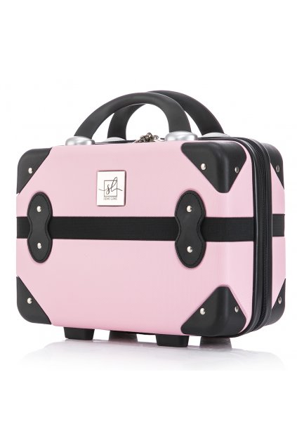 Kozmetický kufrík Vintage Pink/Black