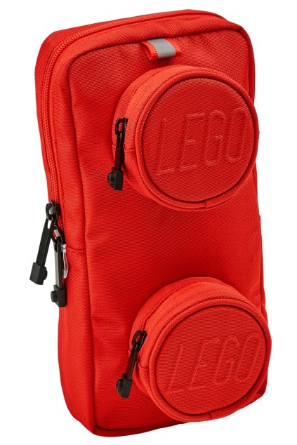 Lego batoh Signature Brick 1x2 Sling Bag Red
