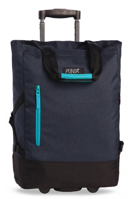 Nákupná taška Punta Wheel Dark Blue