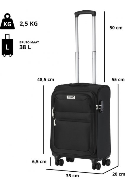 kufrland travelz softspinner black (1)