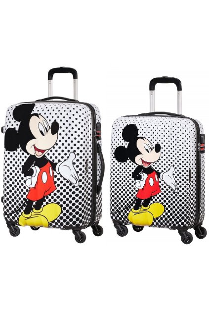 kufrland americantourister mickeymouse polkadot