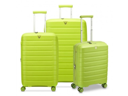 21058 roncato b flying spot sada 3 kufru 55 68 78cm spinner limetkova rozsiritelny
