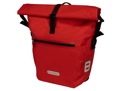 19663 travelite basics brasna na kolo roll up cervena 20l
