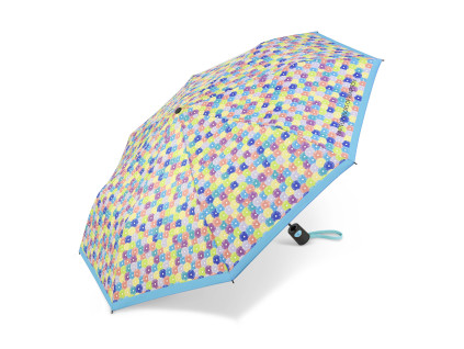 22213 benetton destnik skladaci automaticky blooming dots blue mini 28cm 95cm