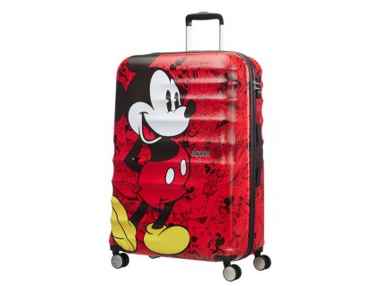 3001 american tourister wavebreaker disney spinner 77cm mickey comics red