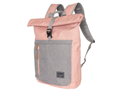 Travelite Batoh Basics Roll-up Růžová