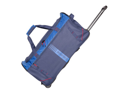 Travelite Basic Active 71cm Cestovní taška na kolečkách Modrá Blue Navy 86L