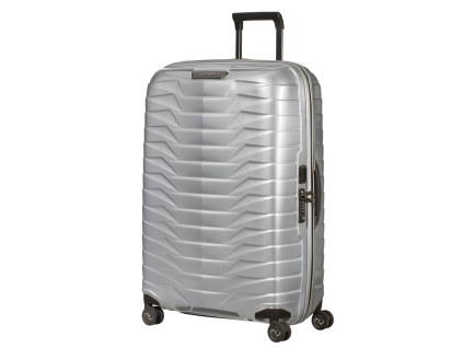 1036 samsonite skorepinovy kufr proxis l stribrna 98 l