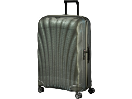 Samsonite Skořepinový kufr C-lite Spinner 75cm Metalic zelená 94 l