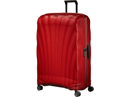 Samsonite Skořepinový kufr C-lite Spinner 86cm Červená 144 l
