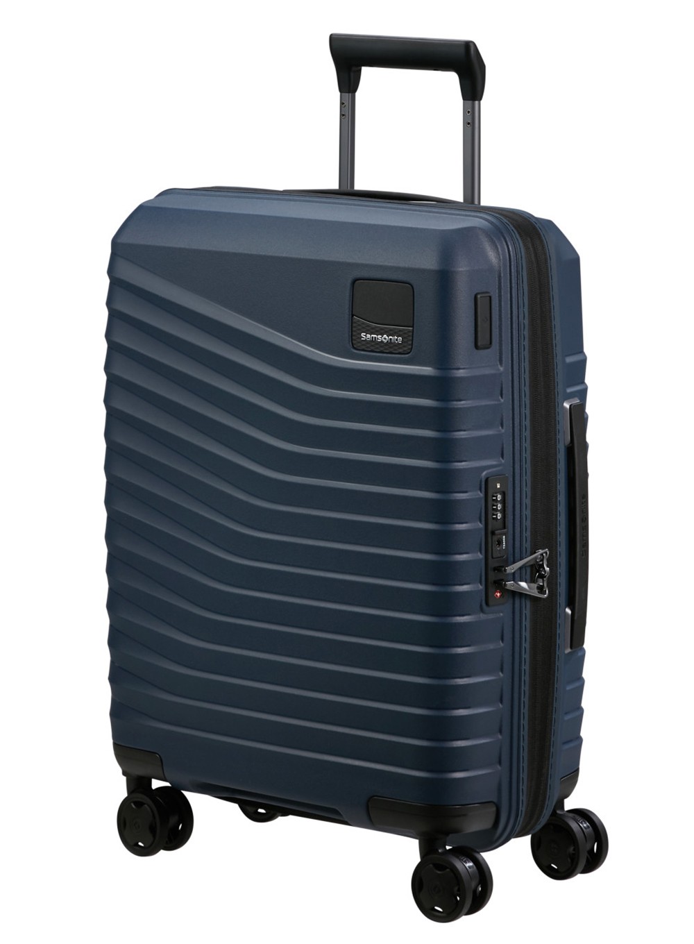 Samsonite INTUO Spinner 55cm Modrý Blue Nights rozšiřitelný
