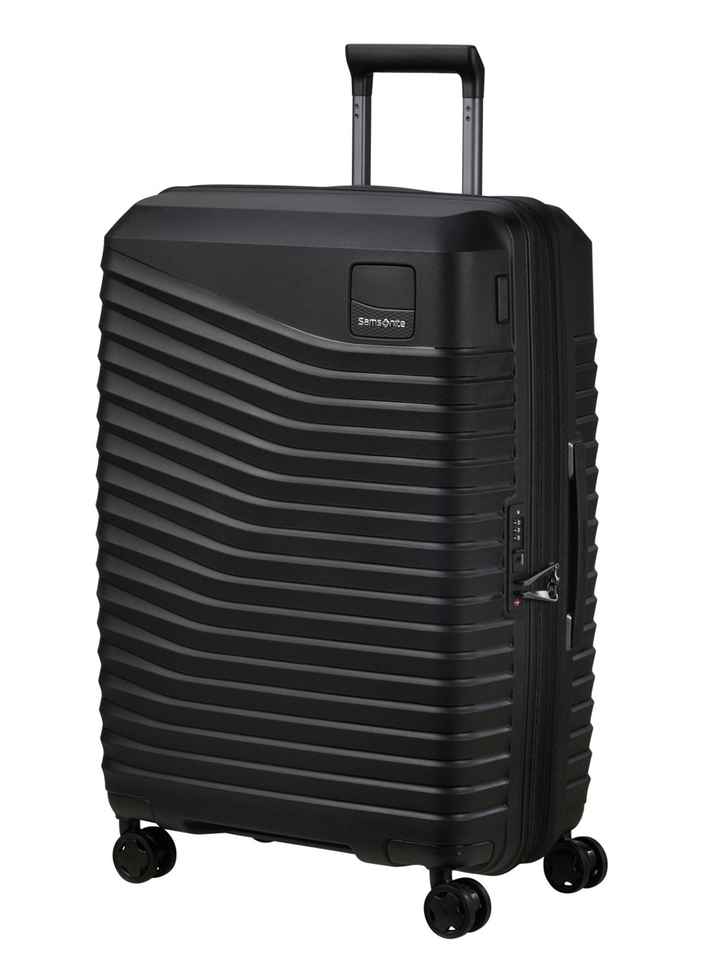 Samsonite INTUO Spinner 69cm Černý rozšiřitelný