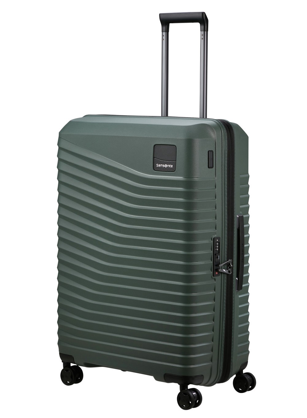 Samsonite INTUO Spinner 75cm Zelený Olive Green rozšiřitelný