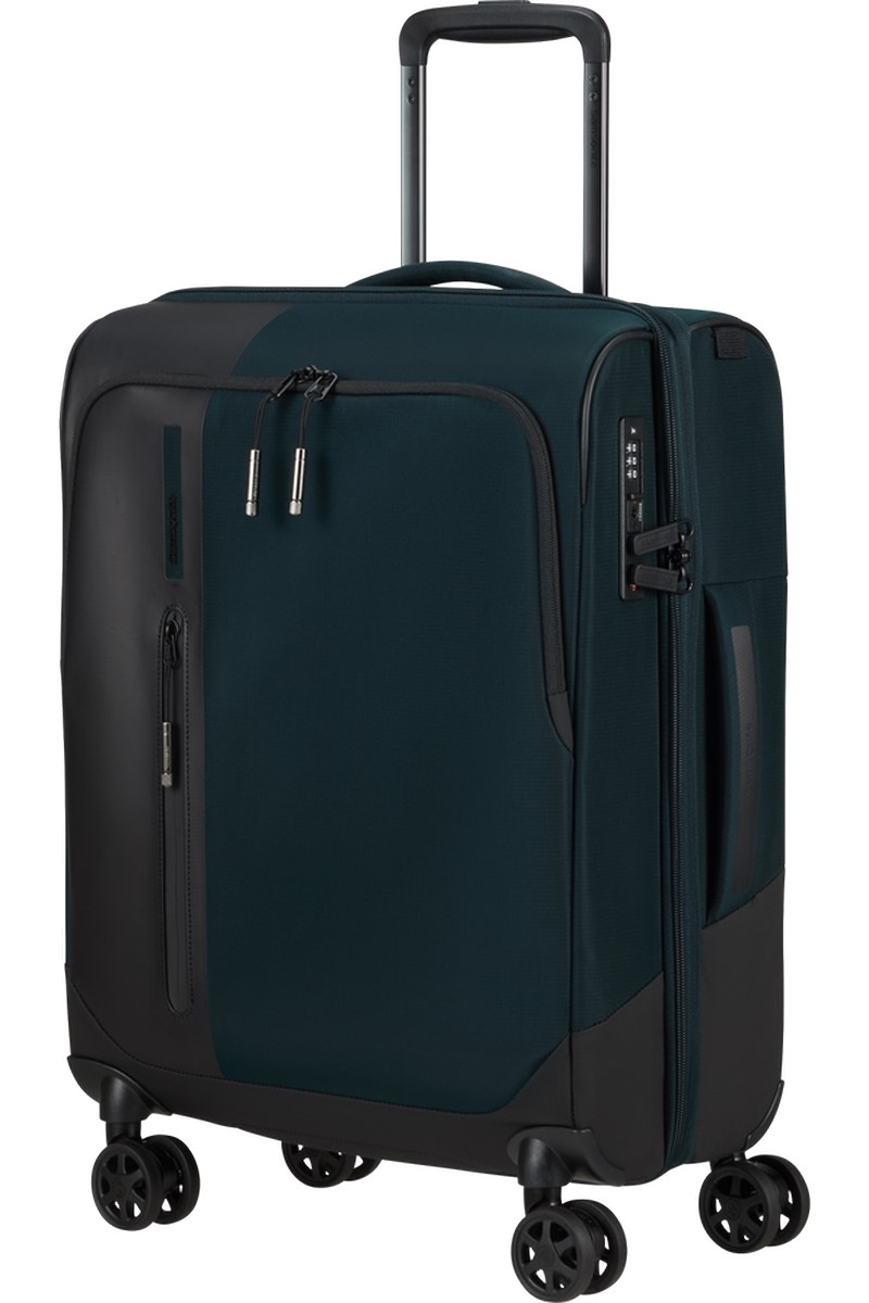 Samsonite BIZ2GO Spinner 55cm Tmavě modrý rozšiřitelný