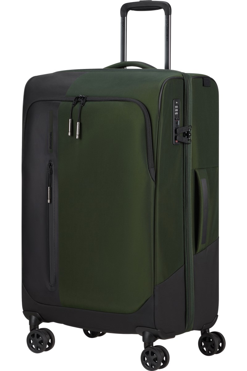 Samsonite BIZ2GO Spinner 66cm Zelený Earth Green rozšiřitelný