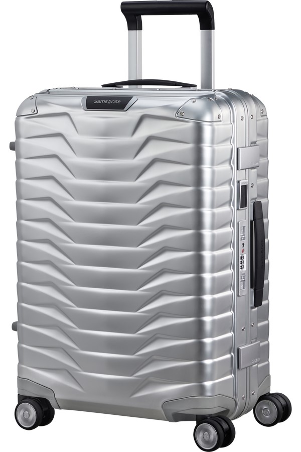 Samsonite PROXIS ALU Spinner 55cm Hlíníková stříbrná