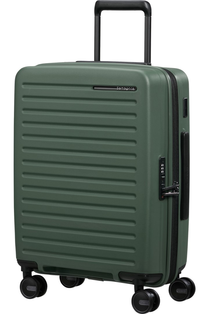 Samsonite RESTACKD Spinner 55cm Zelený Sage rozšiřitelný