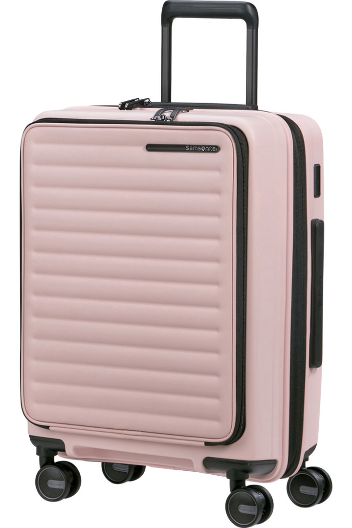 Samsonite RESTACKD Spinner (Easy Access) 55cm Růžový Rose rozšiřitelný