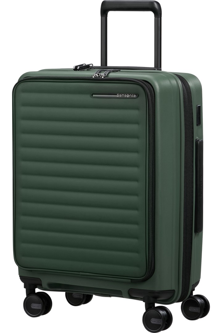Samsonite RESTACKD Spinner (Easy Access) 55cm Zelený Sage rozšiřitelný