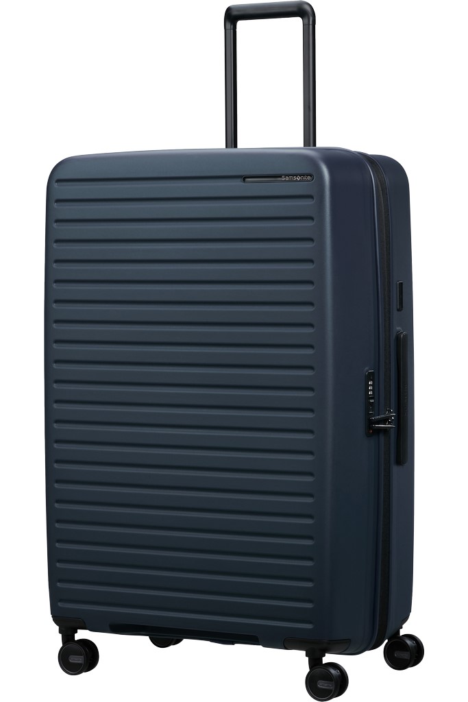Samsonite RESTACKD Spinner 81cm Modrý Midnight rozšiřitelný