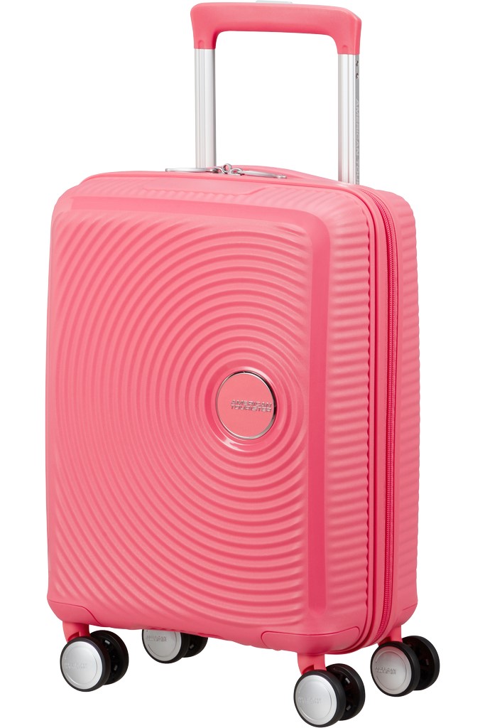 American Tourister Soundbox Mini 47cm Spinner Růžová Sun Kissed Coral